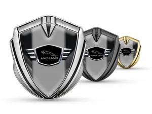 Jaguar Metallico Cupolato Emblema Stile Minimal Uni-Size
